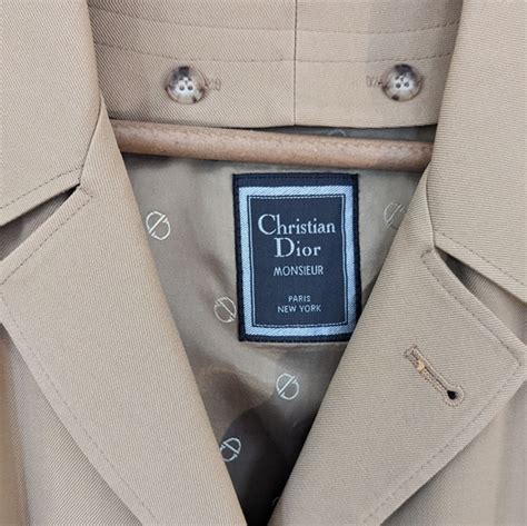 christian dior monsieur trench coat|christian dior trench coat women's.